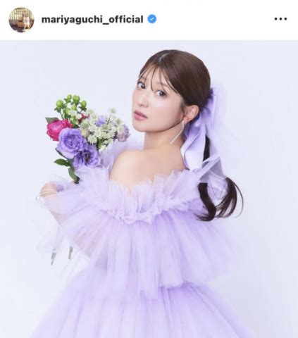 矢口真里ヌート|矢口真里、「結婚式！？」紫のドレスを身にまとい見返り美人。